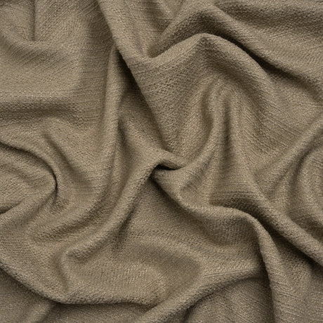 Textured Recycled Polyester Woven - Hemp Boucle Stripes - British Imported