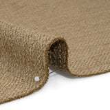 Textured Recycled Polyester Woven - Jute Boucle Stripes - British Imported