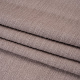Textured Recycled Polyester Woven - Lilac Boucle Stripes - British Imported