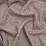 Textured Recycled Polyester Woven - Lilac Boucle Stripes - British Imported