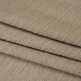 Textured Recycled Polyester Woven - Oatmeal Boucle Stripes - British Imported
