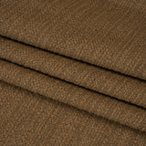 Textured Recycled Polyester Woven - Pecan Boucle Stripes - British Imported