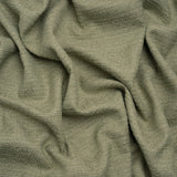 Textured Recycled Polyester Woven - Pistachio Boucle Stripes - British Imported