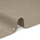 Textured Recycled Polyester Woven - Putty Boucle Stripes - British Imported
