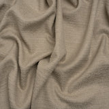 Textured Recycled Polyester Woven - Putty Boucle Stripes - British Imported