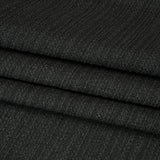 Textured Recycled Polyester Woven - Raven Boucle Stripes - British Imported