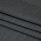 Textured Recycled Polyester Woven - Slate Boucle Stripes - British Imported