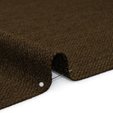 Textured Recycled Polyester Woven - Walnut Boucle Stripes - British Imported