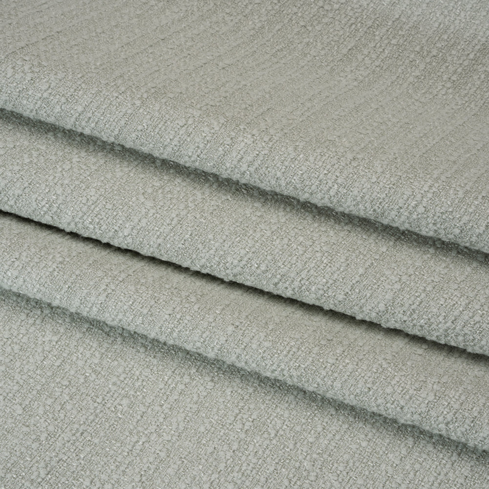 Textured Recycled Polyester Woven - Willow Boucle Stripes - British Imported