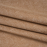 Recycled Polyester Jacquard - Ginger Little All-Over Spots - British Imported