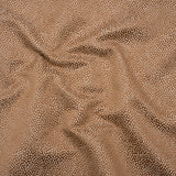 Recycled Polyester Jacquard - Ginger Little All-Over Spots - British Imported