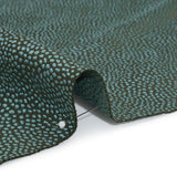 Recycled Polyester Jacquard - Juniper Little All-Over Spots - British Imported
