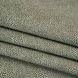 Recycled Polyester Jacquard - Moss Little All-Over Spots - British Imported