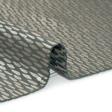 Luminous Drapery Jacquard - Stone Raindrops - British Imported