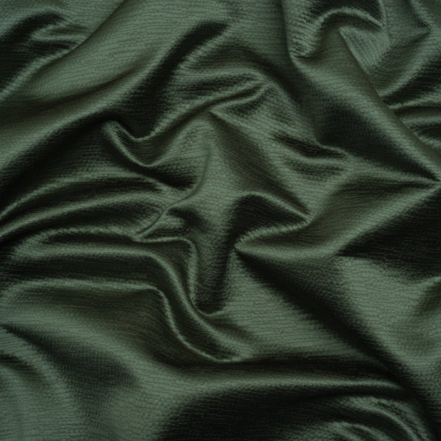 Luminous Textural Recycled Polyester Woven - Bottle - British Imported