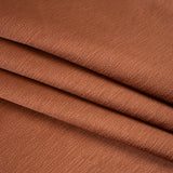 Luminous Textural Recycled Polyester Woven - Paprika - British Imported
