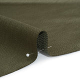 Luminous Textural Recycled Polyester Woven - Seaweed - British Imported