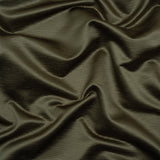 Luminous Textural Recycled Polyester Woven - Seaweed - British Imported