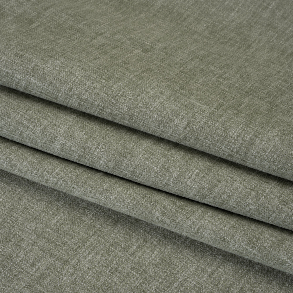 Recycled Polyester Drapery Woven - Eucalyptus - British Imported