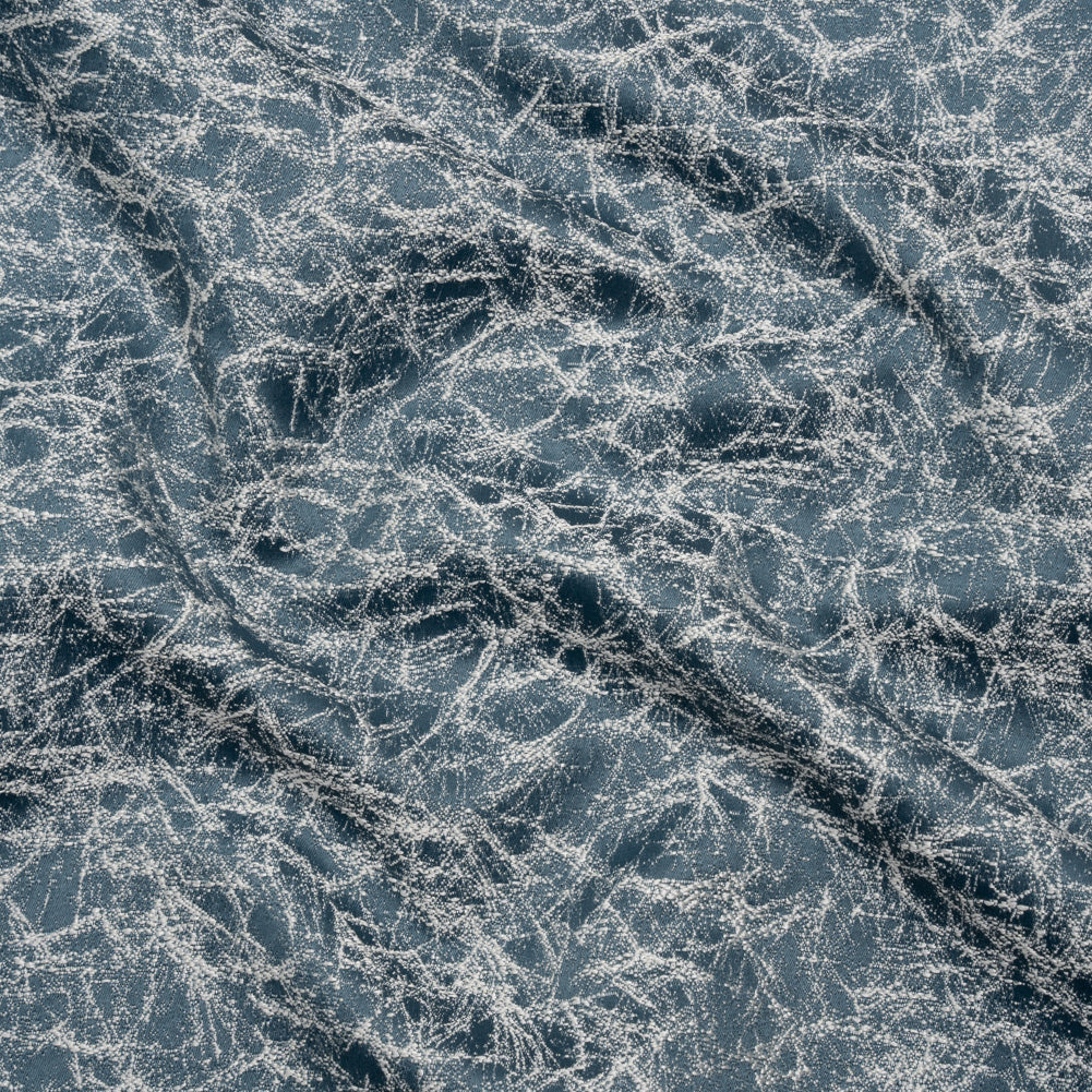 Satin-Faced Jacquard - Danube Cracked - British Imported)