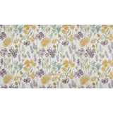 Printed Cotton Canvas - Heather Blooming Watercolor Garden - British Imported