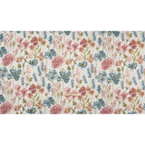 Printed Cotton Canvas - Peony Blooming Watercolor Garden - British Imported