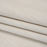 Recycled Polyester Home Decor Twill - Alabaster Herringbone - British Imported