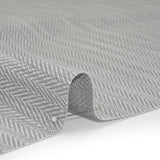 Recycled Polyester Home Decor Twill - Ash Herringbone - British Imported