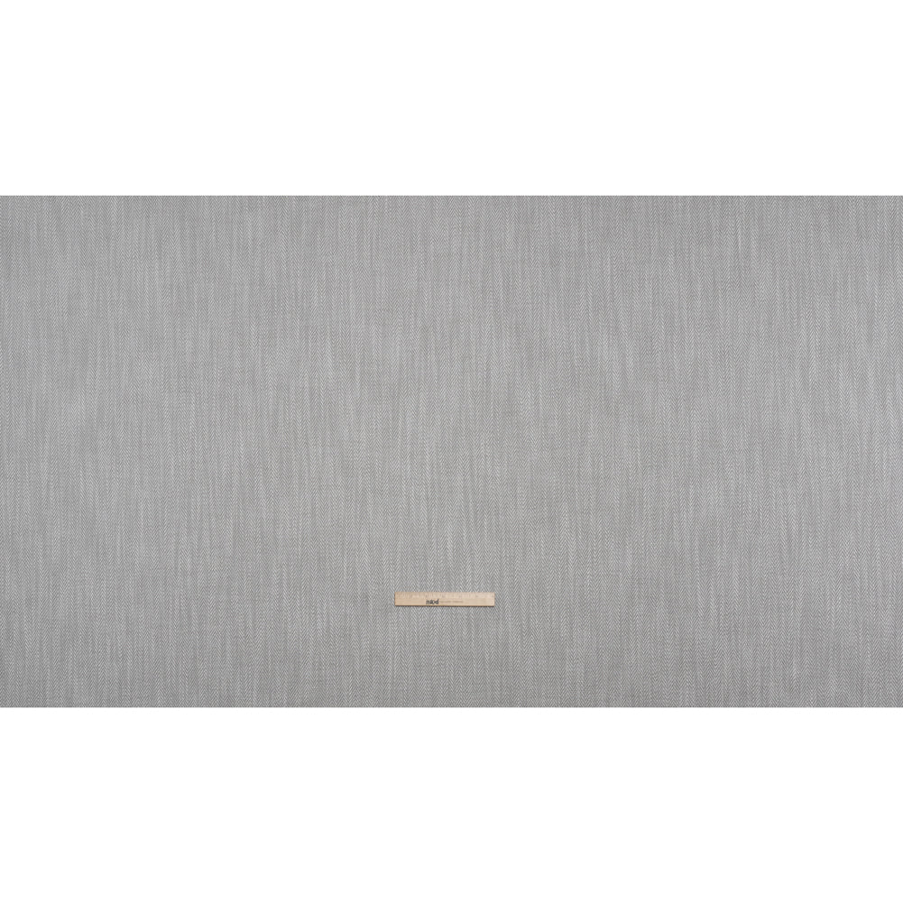 Recycled Polyester Home Decor Twill - Ash Herringbone - British Imported