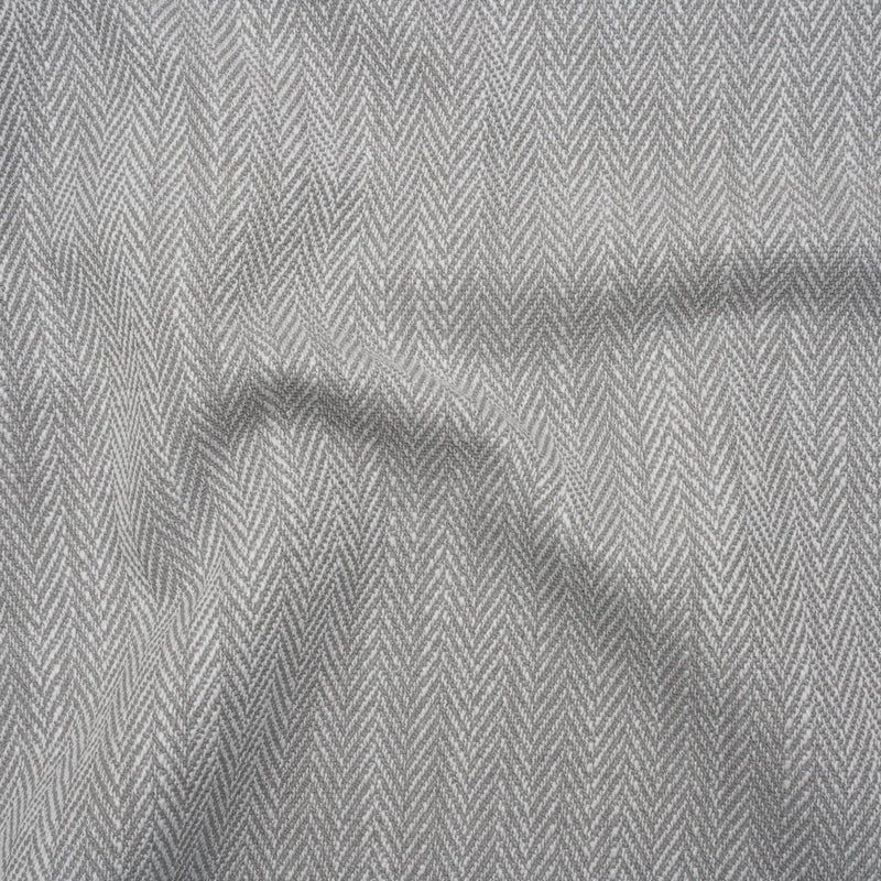 Recycled Polyester Home Decor Twill - Ash Herringbone - British Imported