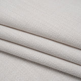 Recycled Polyester Home Decor Twill - Chalk Herringbone - British Imported