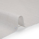 Recycled Polyester Home Decor Twill - Chalk Herringbone - British Imported