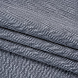Recycled Polyester Home Decor Twill - Denim Herringbone - British Imported