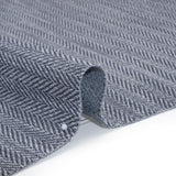 Recycled Polyester Home Decor Twill - Denim Herringbone - British Imported