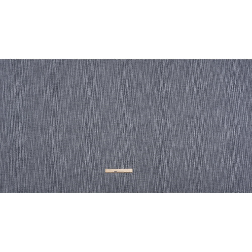 Recycled Polyester Home Decor Twill - Denim Herringbone - British Imported