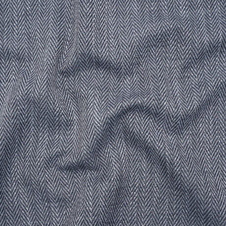 Recycled Polyester Home Decor Twill - Denim Herringbone - British Imported