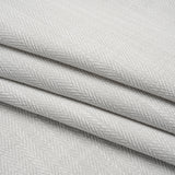 Recycled Polyester Home Decor Twill - Dove Herringbone - British Imported