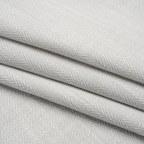 Recycled Polyester Home Decor Twill - Dove Herringbone - British Imported