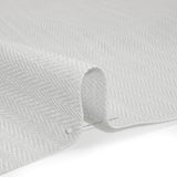 Recycled Polyester Home Decor Twill - Dove Herringbone - British Imported