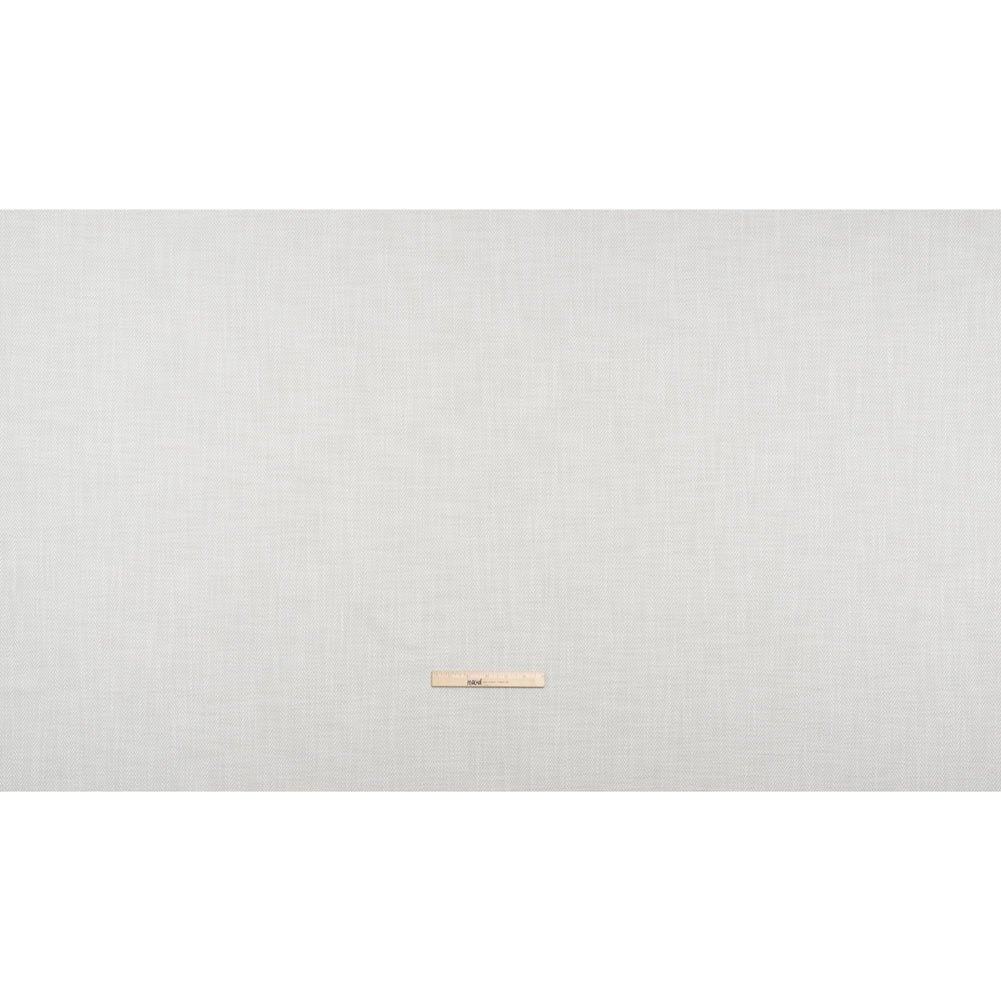 Recycled Polyester Home Decor Twill - Dove Herringbone - British Imported
