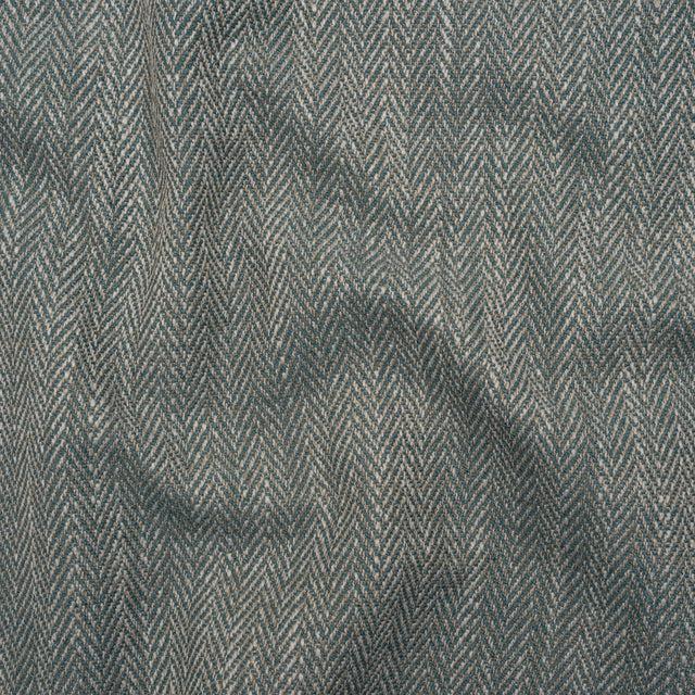 Recycled Polyester Home Decor Twill - Duckegg Herringbone - British Imported