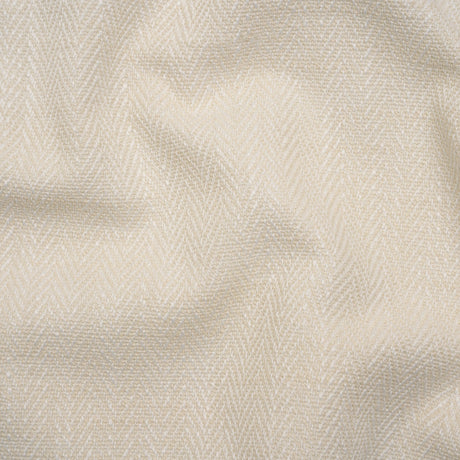 Recycled Polyester Home Decor Twill - Ecru Herringbone - British Imported