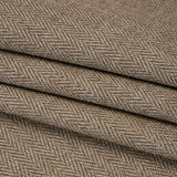 Recycled Polyester Home Decor Twill - Jute Herringbone - British Imported