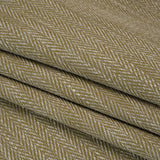 Recycled Polyester Home Decor Twill - Leaf Herringbone - British Imported
