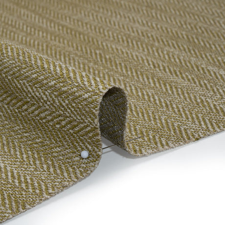 Recycled Polyester Home Decor Twill - Leaf Herringbone - British Imported