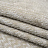 Recycled Polyester Home Decor Twill - Linen Herringbone - British Imported