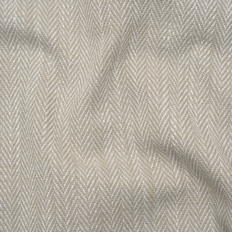 Recycled Polyester Home Decor Twill - Linen Herringbone - British Imported
