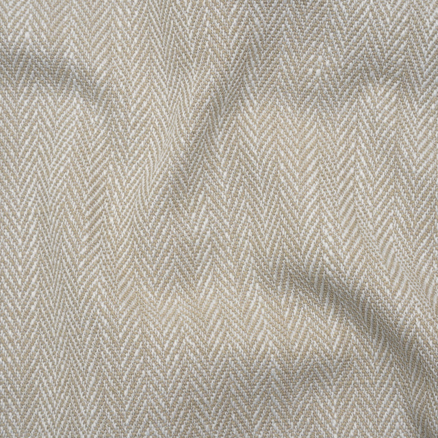 Recycled Polyester Home Decor Twill - Linen Herringbone - British Imported