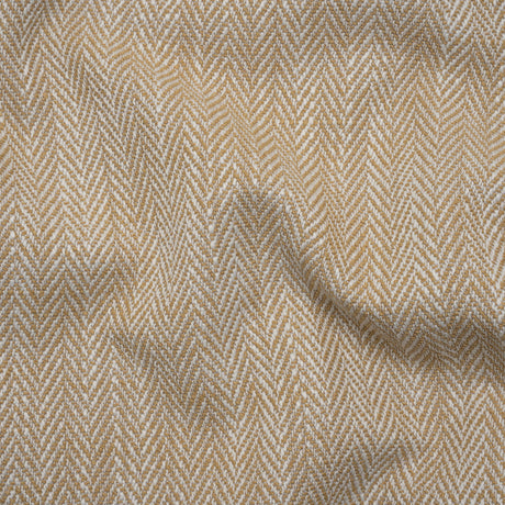 Recycled Polyester Home Decor Twill - Maize Herringbone - British Imported