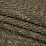 Recycled Polyester Home Decor Twill - Moss Herringbone - British Imported